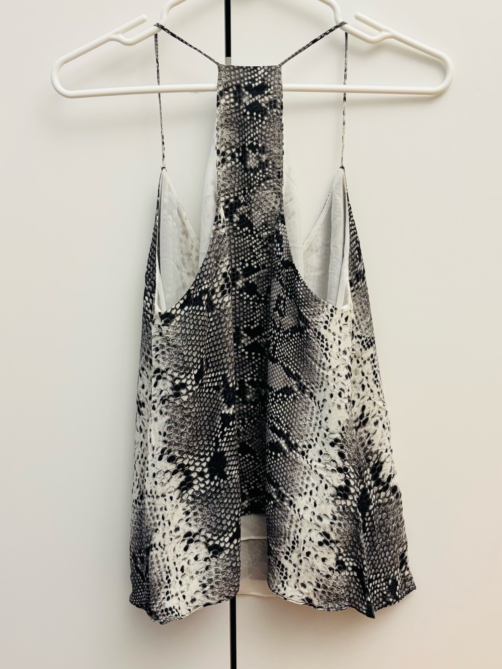 Elizabeth & James Python Print Silk Top - Picture 3 of 9